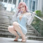 Maria Character Cosplay Lingerie Set, Zipper‑Back See‑Through Bust Easy‑Remove Role‑Play Costume - Image 2