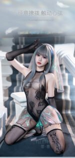 Nun‑Theme Role‑Play Lingerie Set, Sheer Mesh Crotchless Easy‑Remove Costume - Image 3