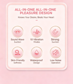 Sophisticated Gentle‑Style Suction Vibrator, Clitoral Stimulator for Women - Image 6
