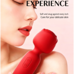 Rose‑Style AV Wand Vibrator for Women
